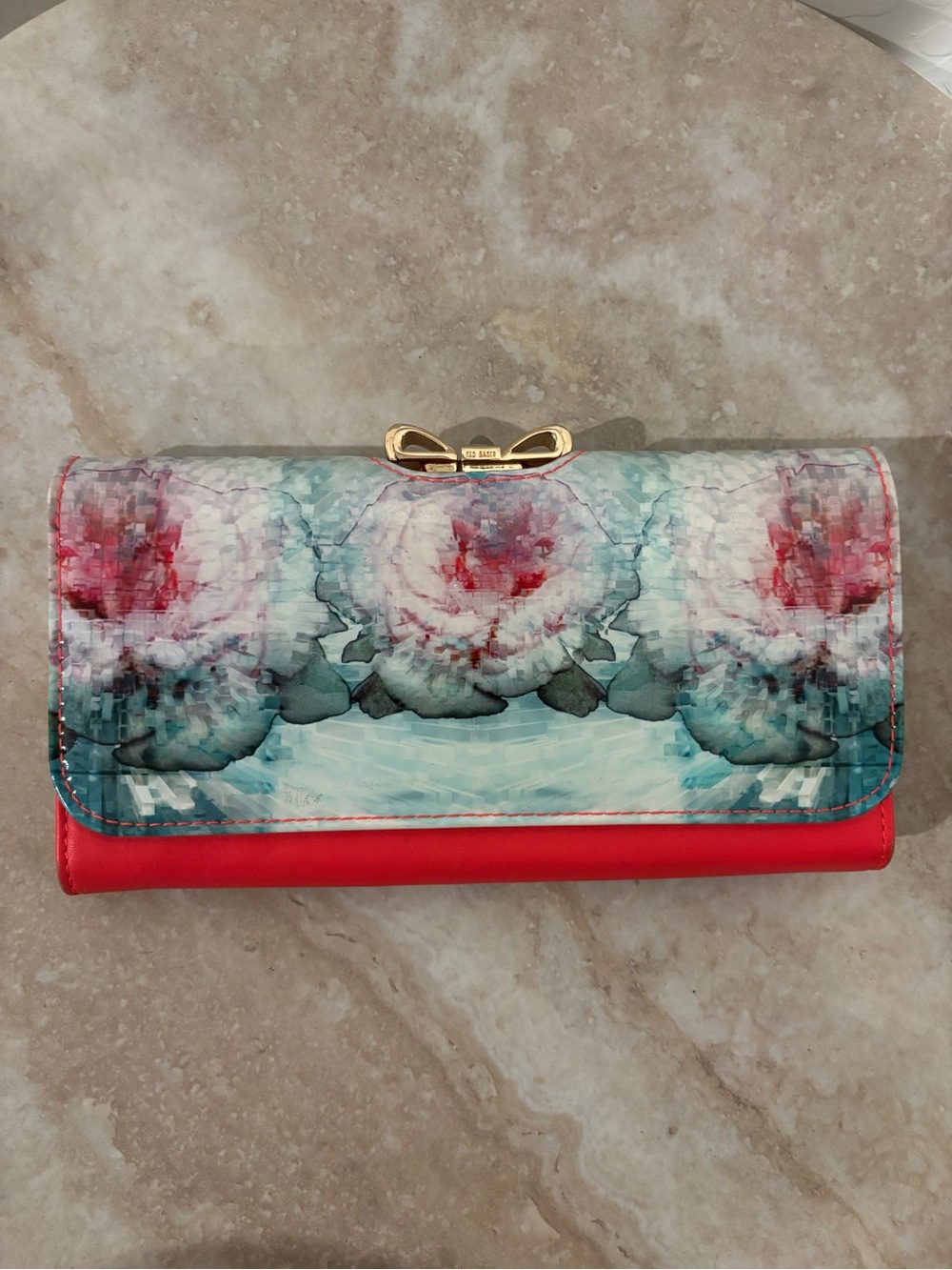 Ted Baker Floral Accent Women's Long Continental Wallet
